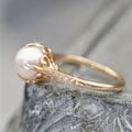 Delicate Perla & Cristallo Anello