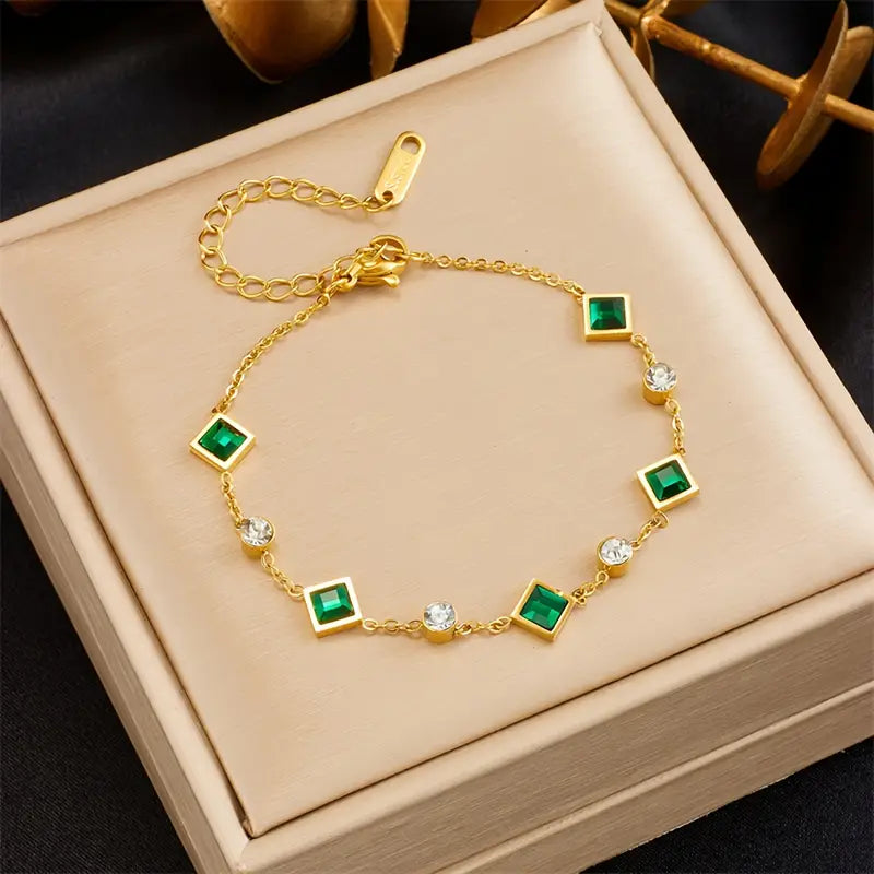 Oro Smeraldo Station Bracciale