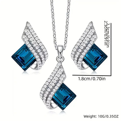 Brienne Solazure Set di Gioielli | Bianco Oro