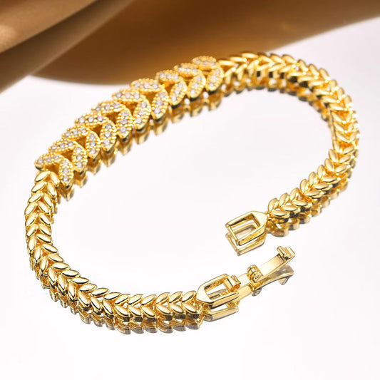 Everleaf Bracciale Tennis | Oro