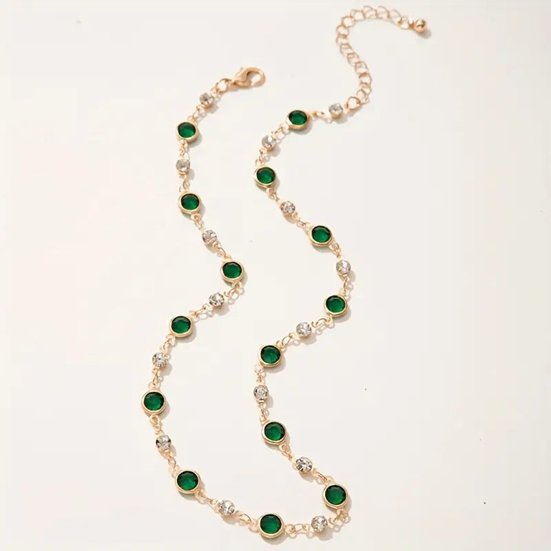 Oro Smeraldo Station Collana