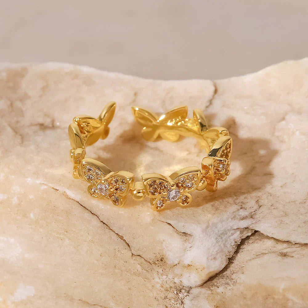 Colleen Butterfly Oro Anello