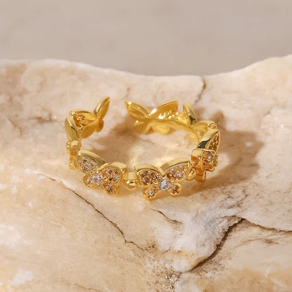 Colleen Butterfly Oro Anello