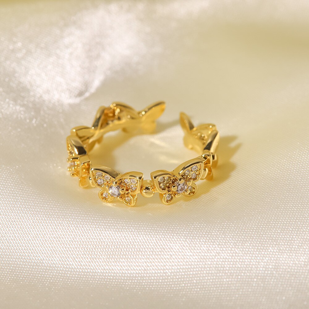 Colleen Butterfly Oro Anello
