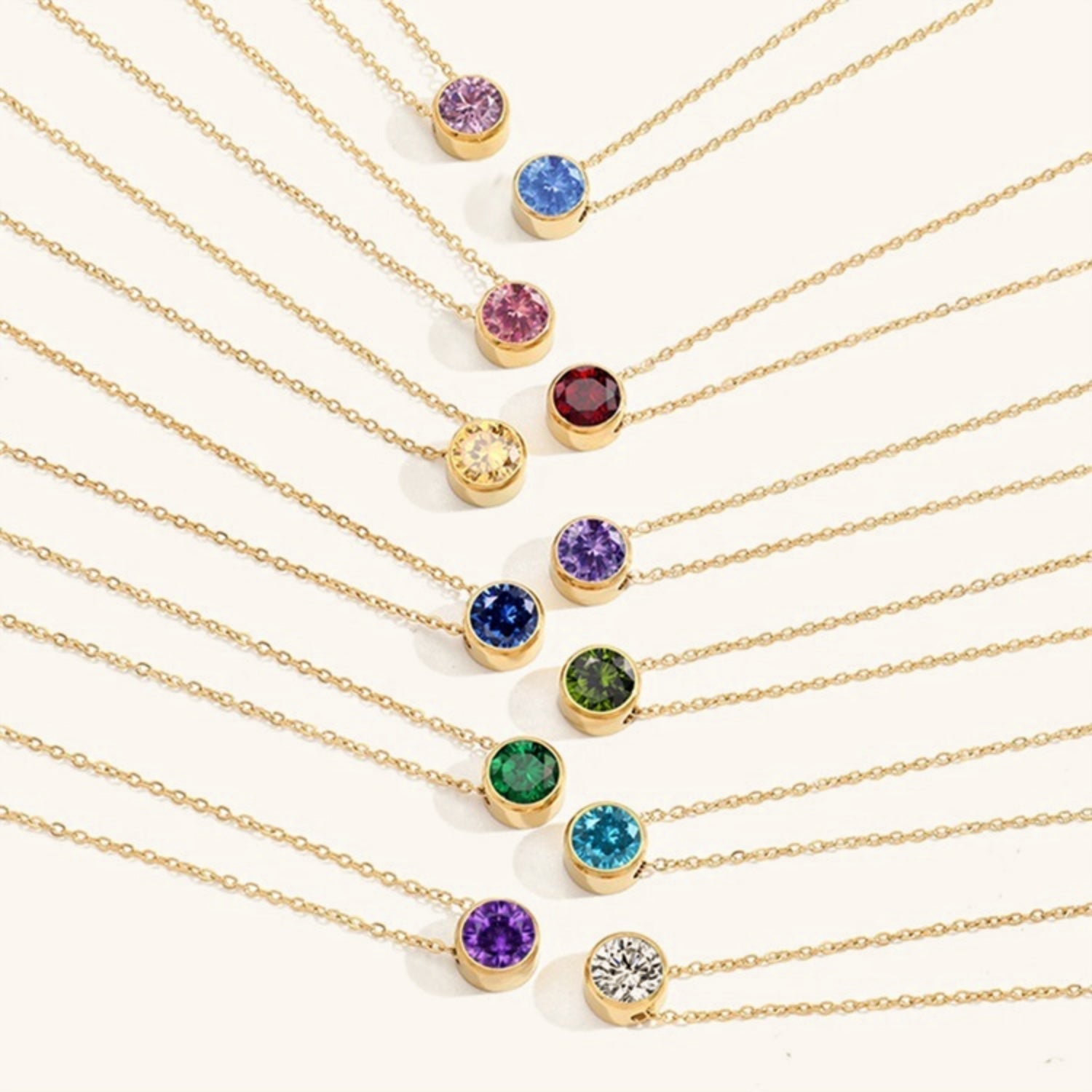 Amelia Birthstone Collana