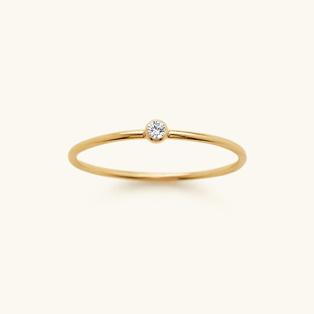 Amelia Birthstone Stacker Anello