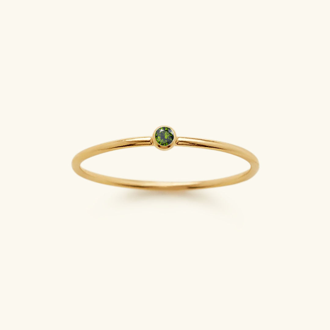 Amelia Birthstone Stacker Anello