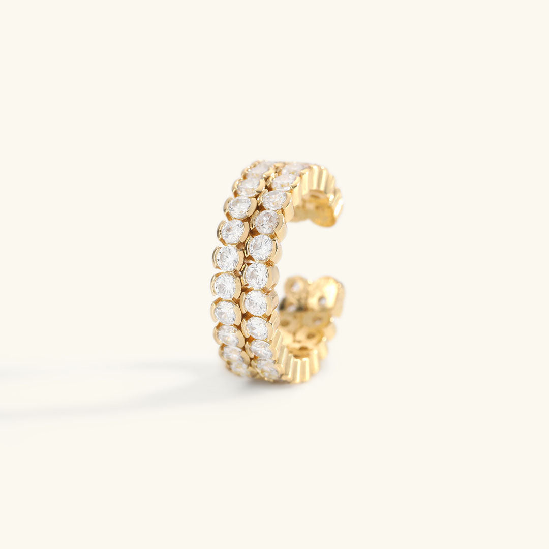 Cassandra Studded Oro Anello