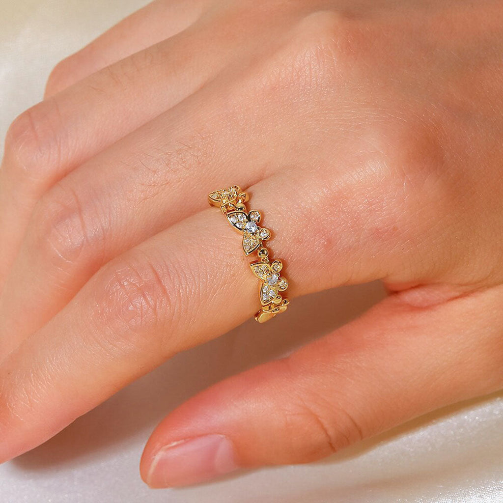 Colleen Butterfly Oro Anello