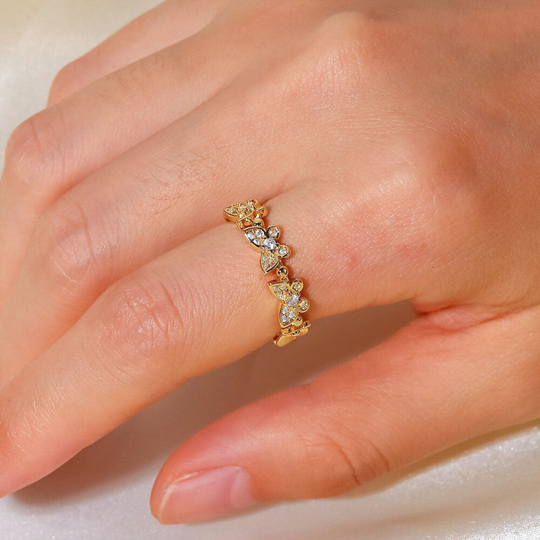 Colleen Butterfly Oro Anello