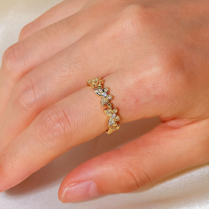 Colleen Butterfly Oro Anello