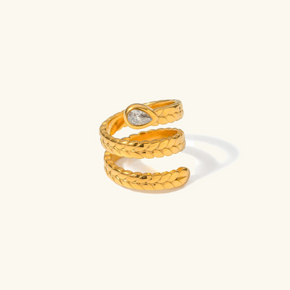 Davina Oro Serpent Anello