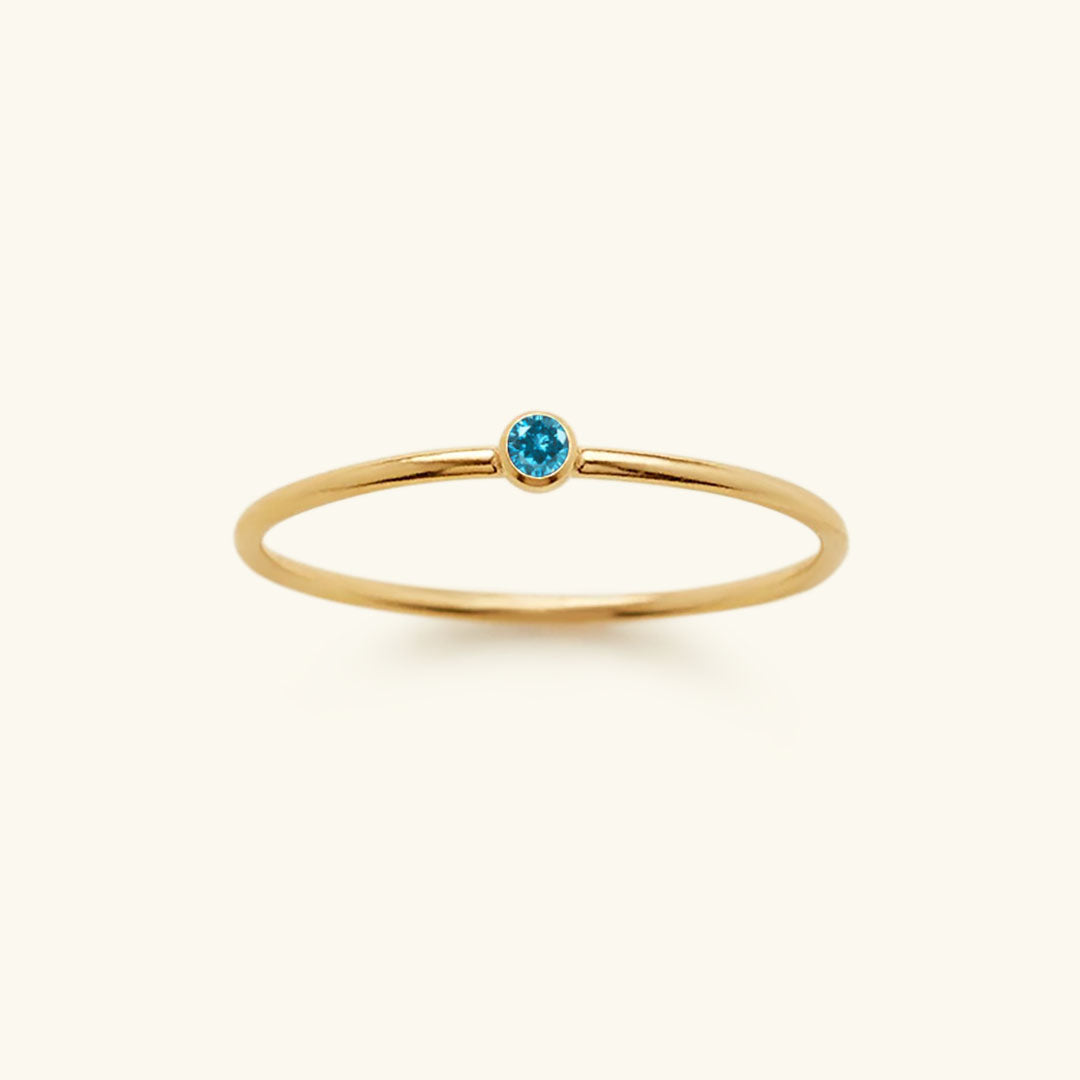 Amelia Birthstone Stacker Anello