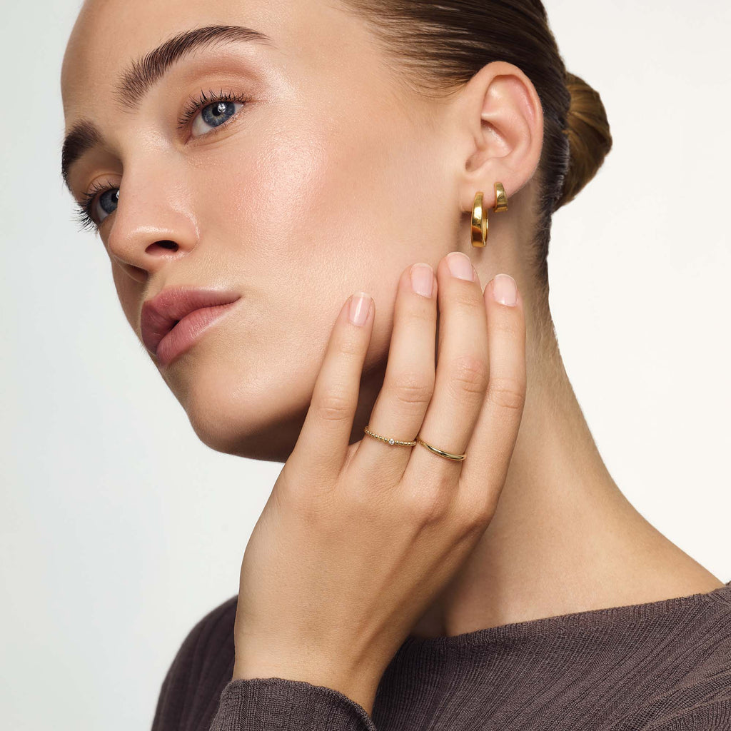Slim Dome Anello | Oro