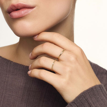 Slim Dome Anello | Oro