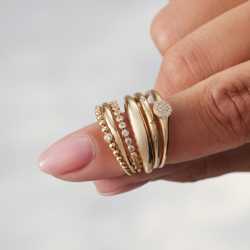 Slim Dome Anello | Oro