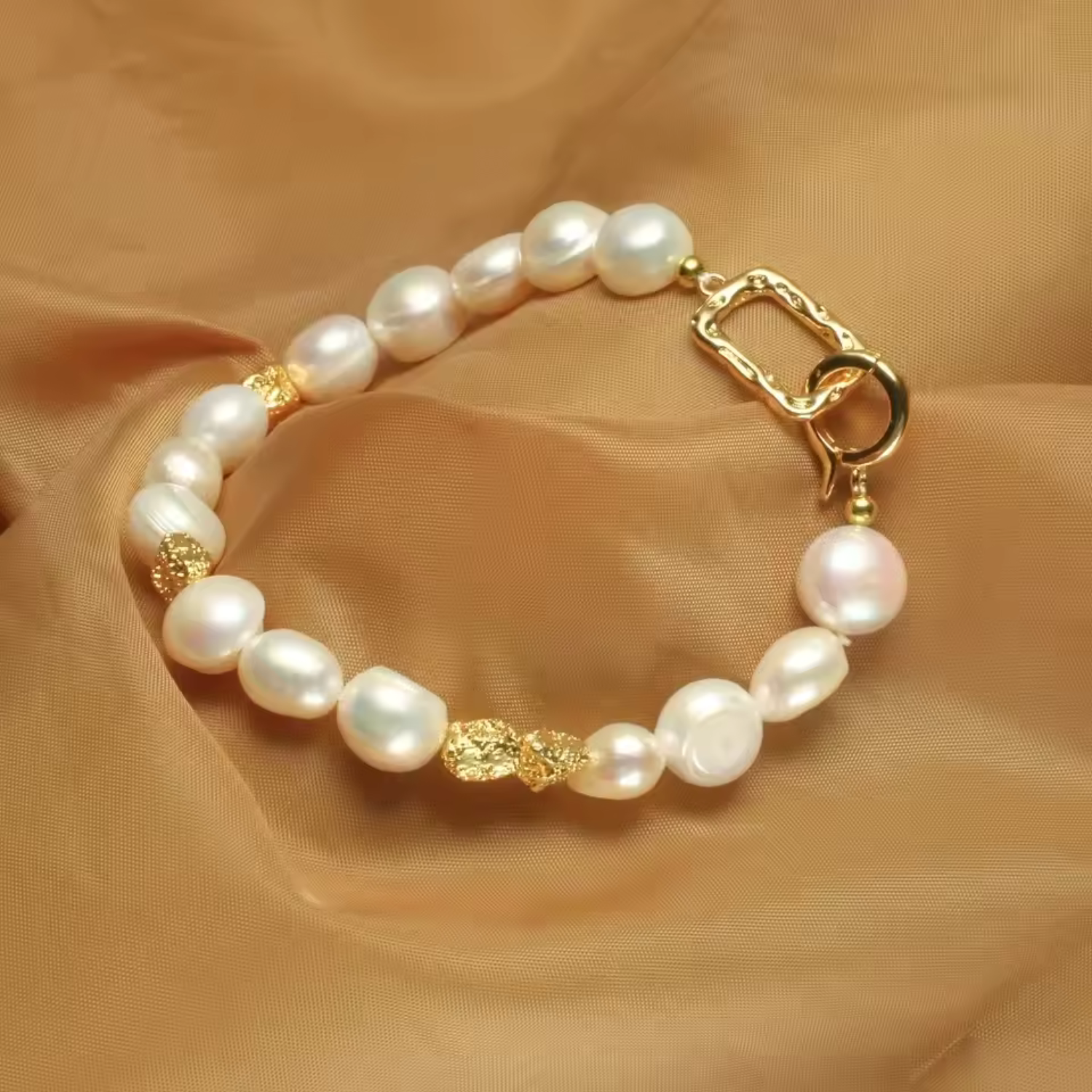 Freshwater Baroque Perle Bracciale