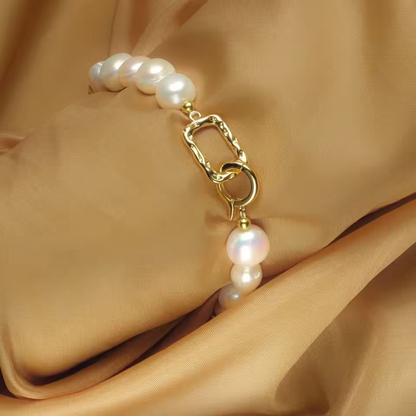 Freshwater Baroque Perle Bracciale