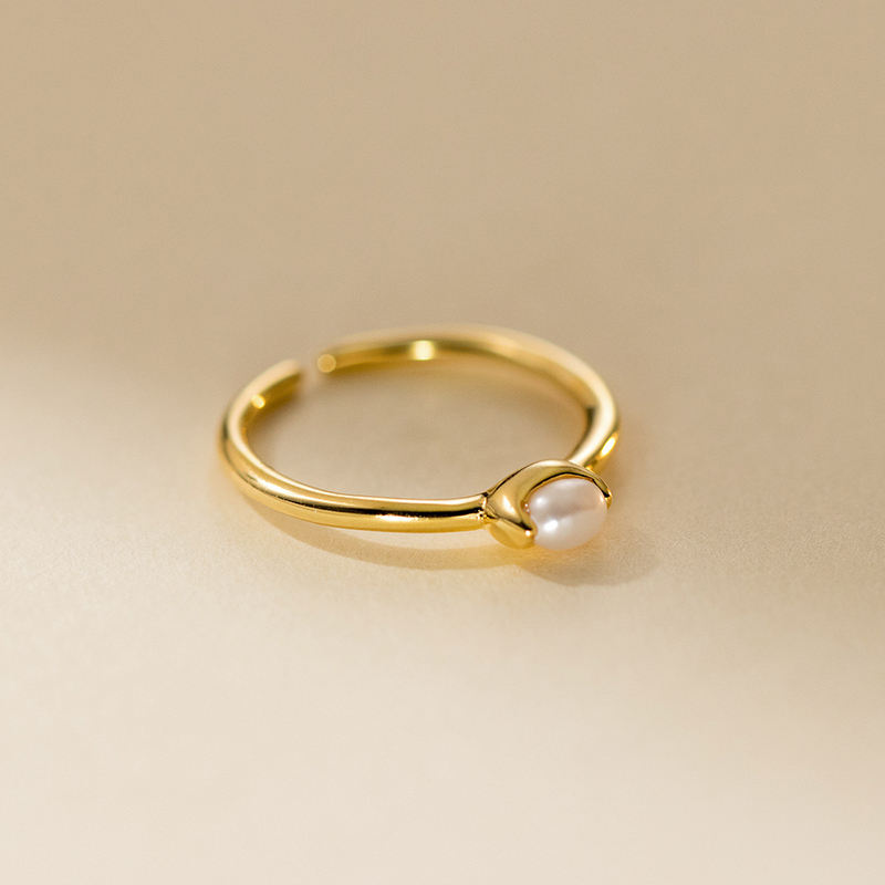 Baroque Anello di Perle