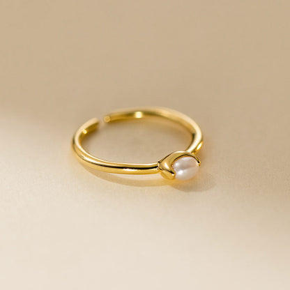 Baroque Anello di Perle