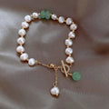 Freshwater Perla & Jade Bracciale