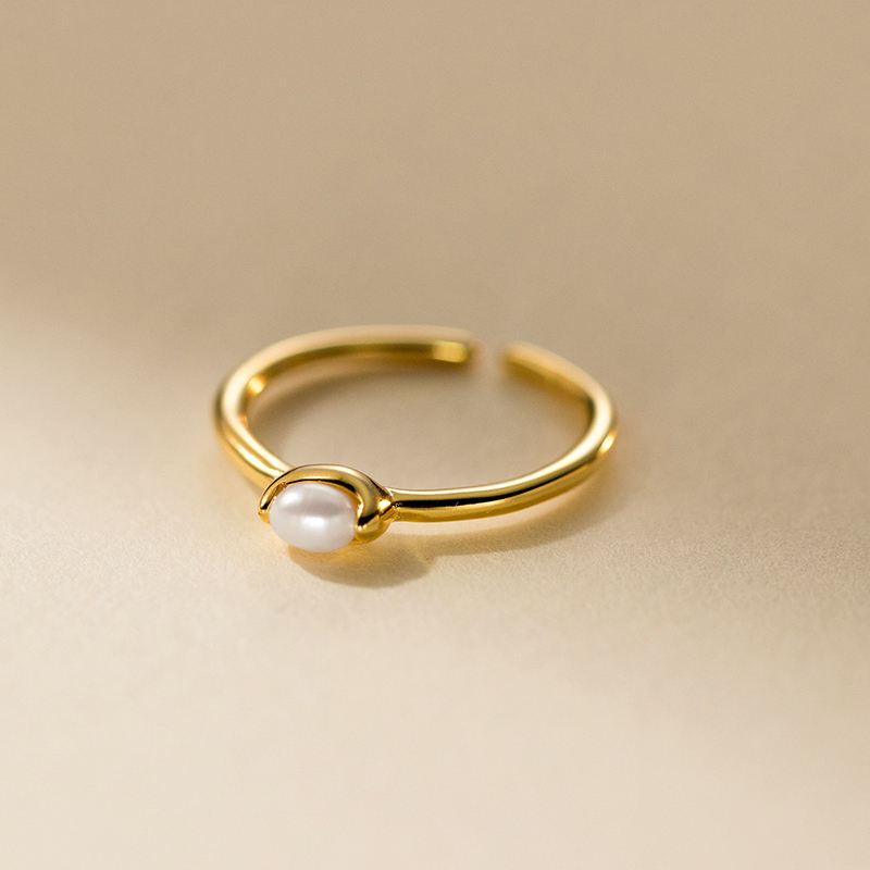 Baroque Anello di Perle
