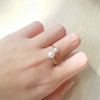 Sophisticated Freshwater Anello di Perle