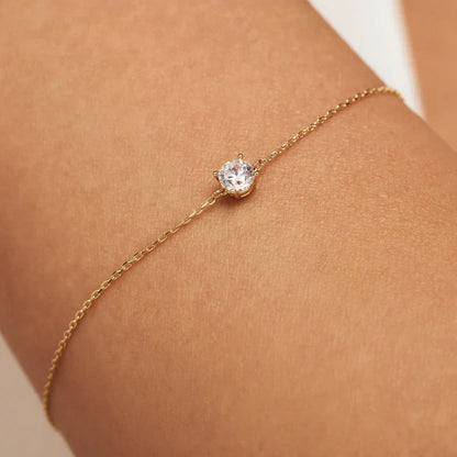 Cléa Moissanite Pietra Bracciale | Oro