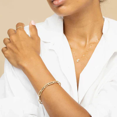 Love letter initial collana | Oro