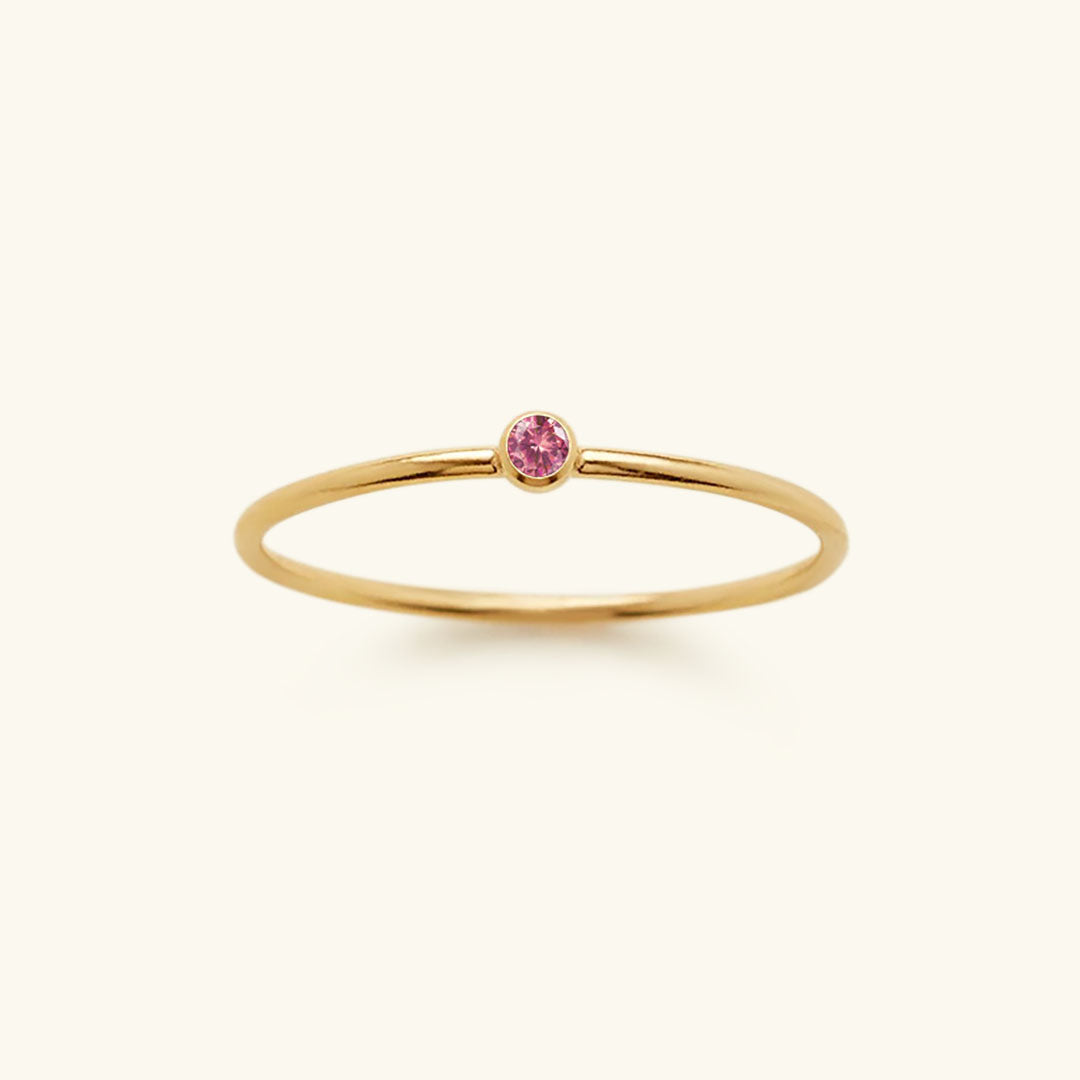 Amelia Birthstone Stacker Anello