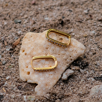 Maya Oro Orecchini a Cerchio