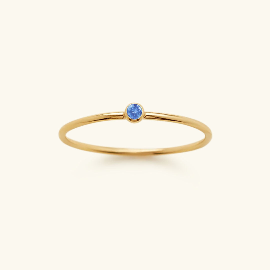 Amelia Birthstone Stacker Anello