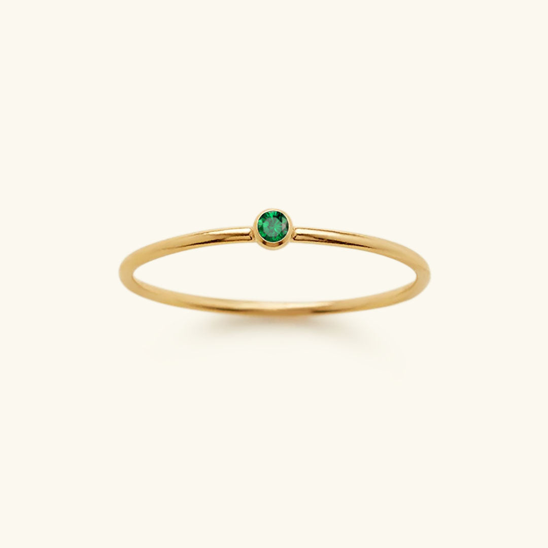 Amelia Birthstone Stacker Anello