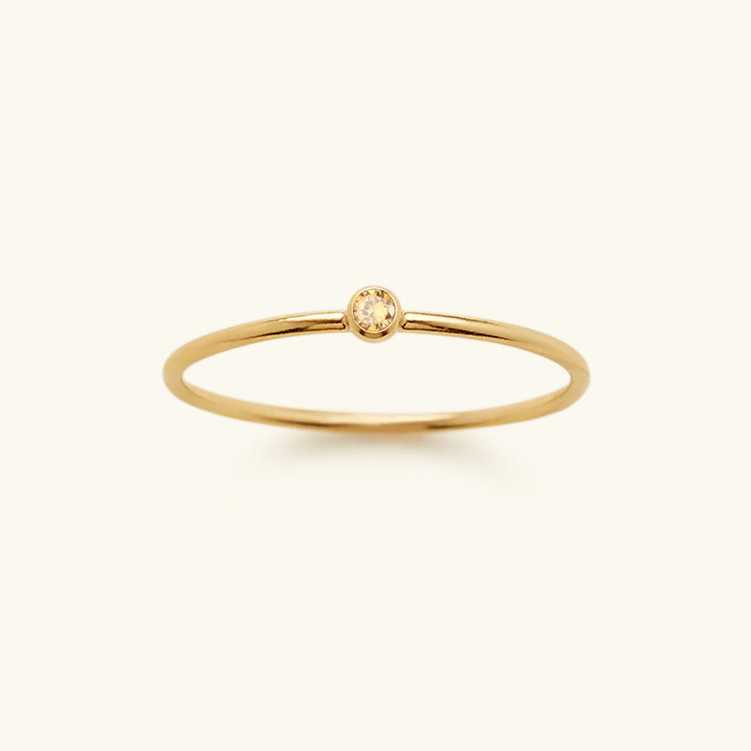 Amelia Birthstone Stacker Anello