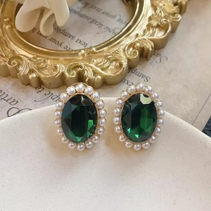 Imperial Perla Smeraldo Set di Gioielli