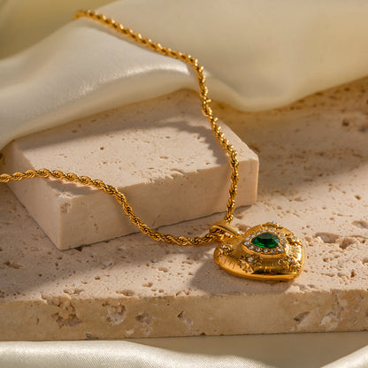 Caelus Oro Cuore Collana