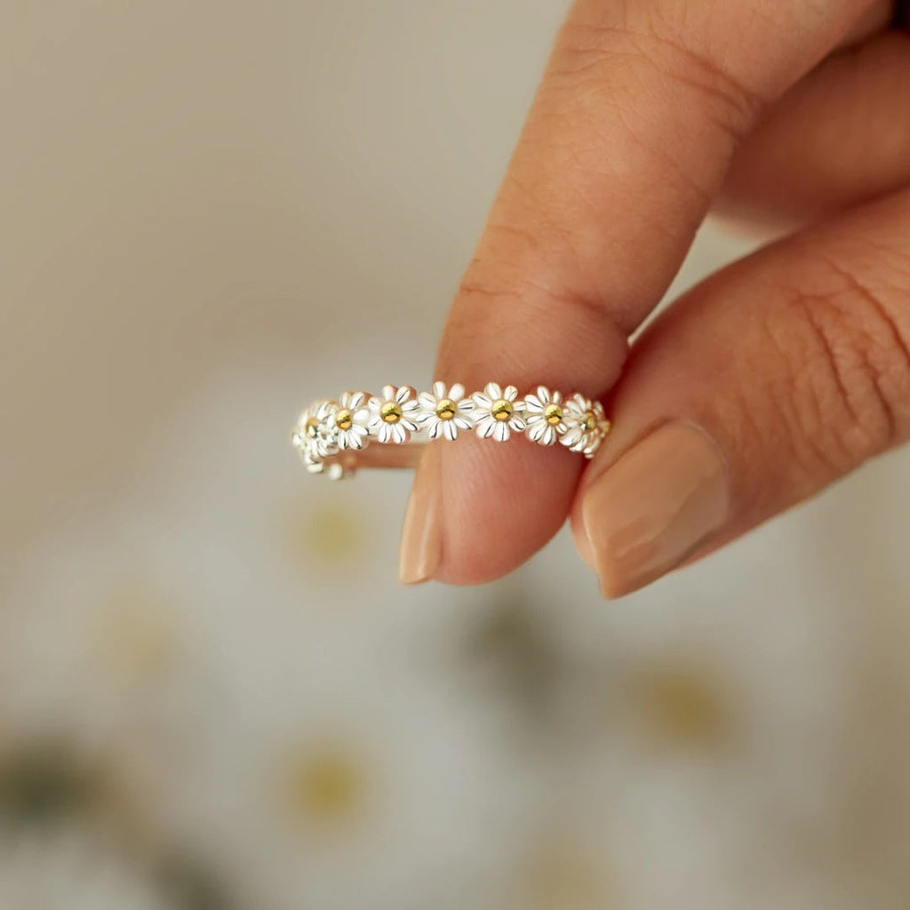 Argento Floral Anello