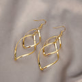 Minimalist Layered Orecchini Pendenti | Oro