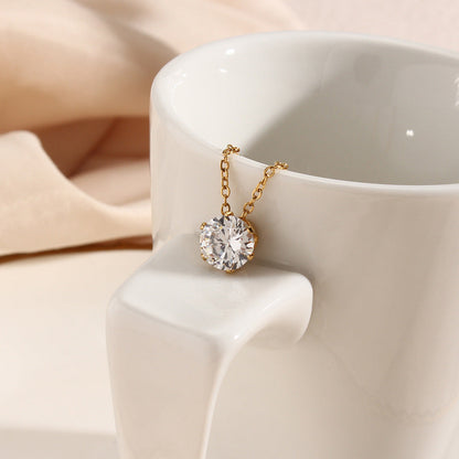 Kyla Solitaire Oro Collana