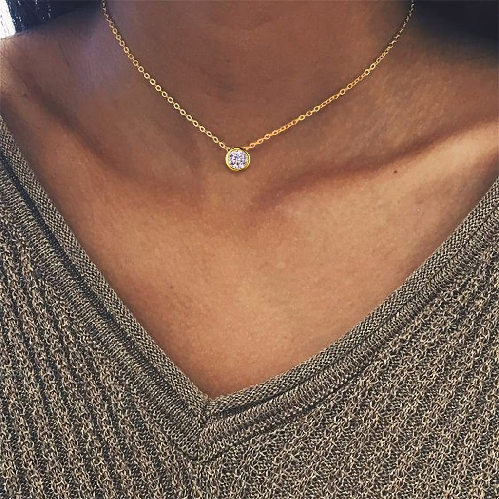 Amelia Birthstone Collana