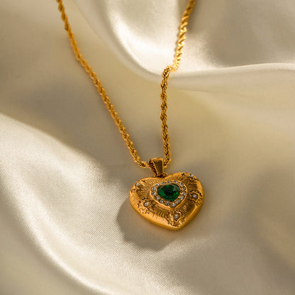 Caelus Oro Cuore Collana