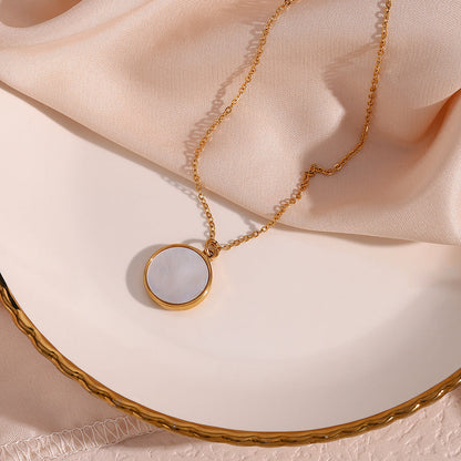 Evangeline Lunar Oro Collana