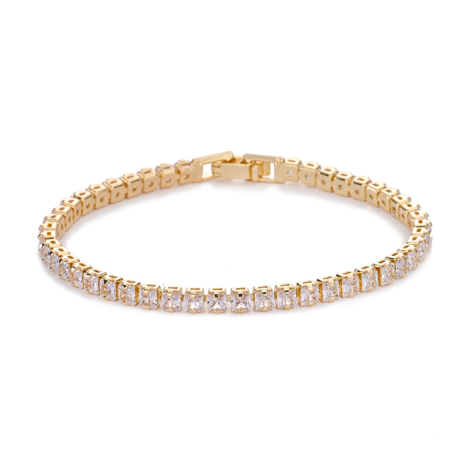 Square Bracciale Tennis | Oro