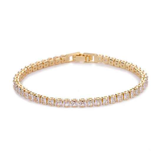 Square Bracciale Tennis | Oro