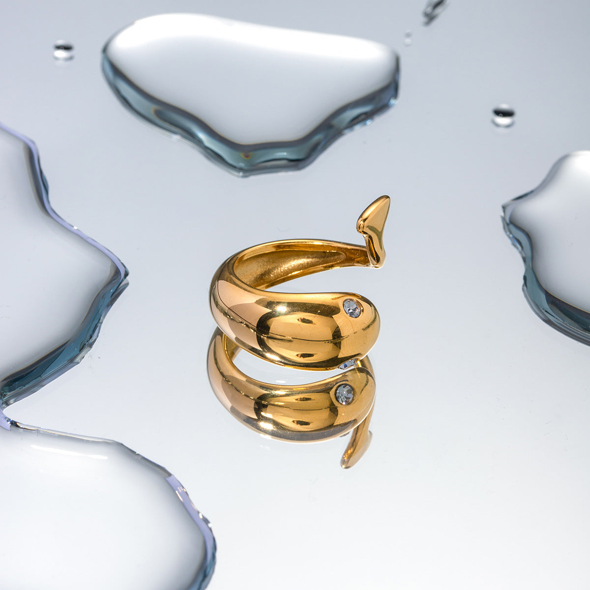 Etta Oro Serpent Anello