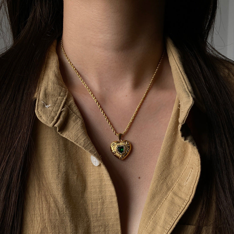 Caelus Oro Cuore Collana