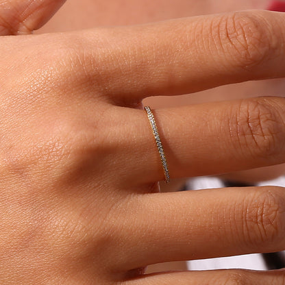 Zarra Paved Oro Anello