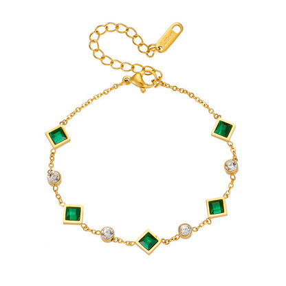 Oro Smeraldo Station Bracciale