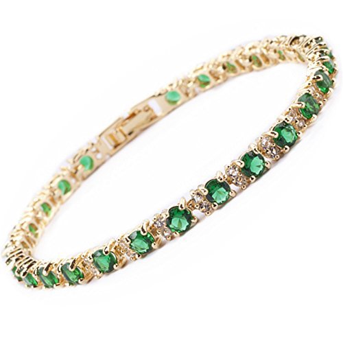 Smeraldo Trio Bracciale Tennis | Oro