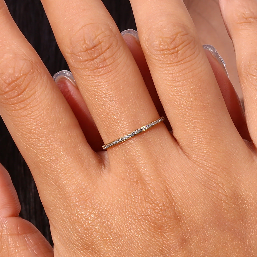 Zarra Paved Oro Anello